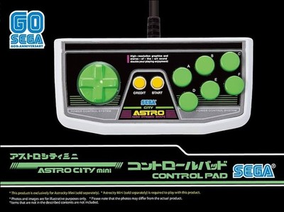 Sega Astro City Mini Control Pad USB | New, Rare | eBay