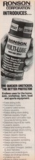 1983 Vintage Print Ad Ronson Multi-Lube Quicker Unsticker Better Protector