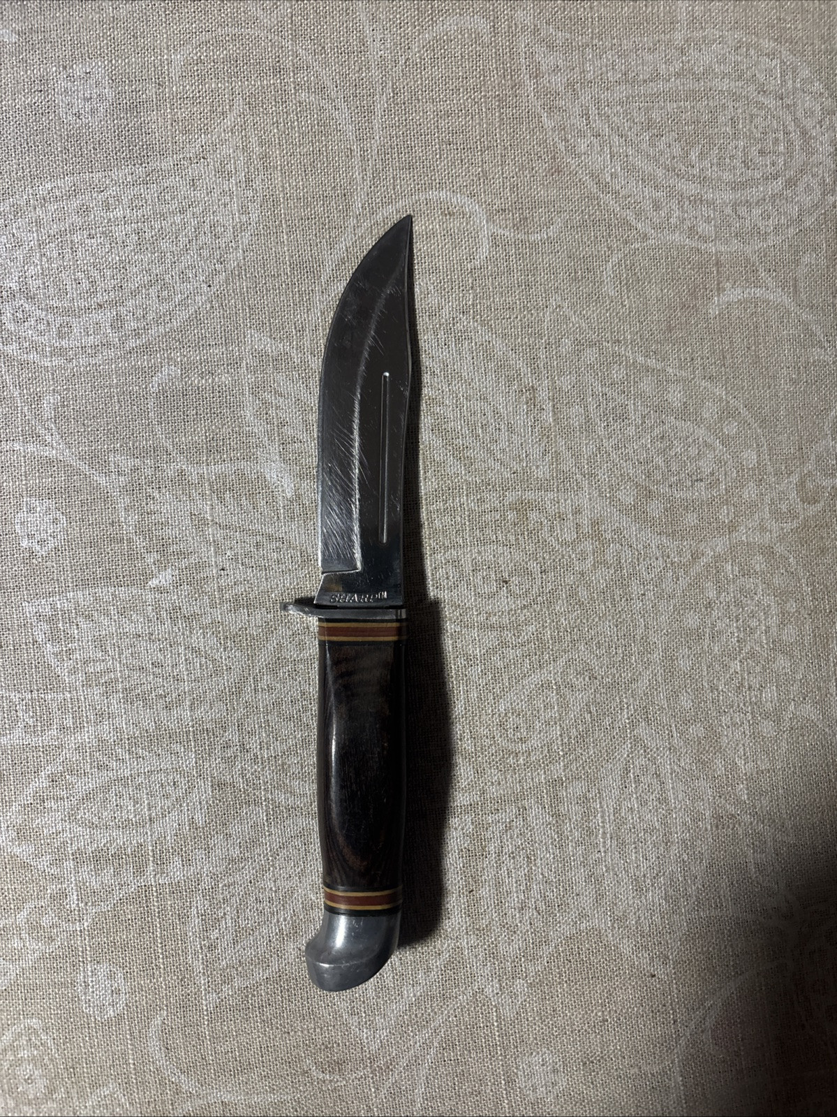 Sharp TM Vintage Japanese Fixed Blade Hunting Knife for Outdoor Adventures