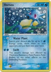 Horsea - 58/109 - Pokemon Ex Team Rocket Returns Reverse Holo NM