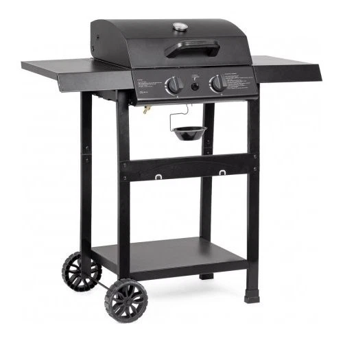 Yes Everyday Barbecue GPL 2 bruciatori con griglia, forno LOUIS Nero 0790315