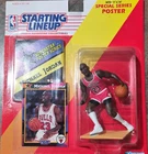 2 Kenner Starting Lineup Michael Jordan 1992 Figure with Poster & Trading Card