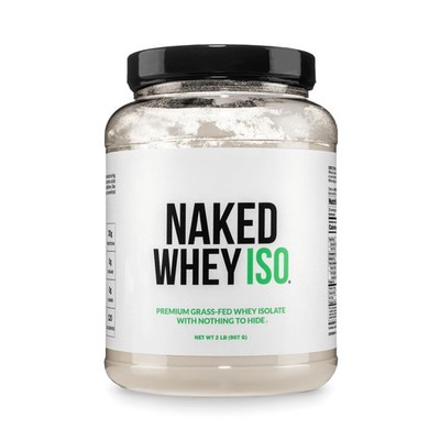NAKED Whey Isolate Protein - Only 2 Ingredients, 30g 2 Pound (Pack of 1)