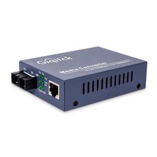 Ethernet Media Converter, 1.25G Single-Mode Dual SC Fiber Gigabit Media Conve...