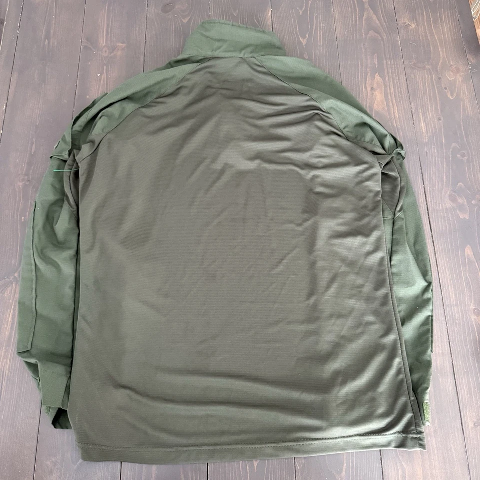 Camisa de Combate Vertx Recon OD Verde Táctica Ripstop 1/4 Cremallera Manga Larga/Para Hombres L Foto 2 de 3