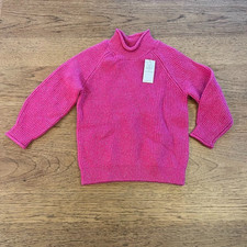 Old Navy Pink 2T Girl's Ribbed Knit Turtle Neck Sweater NWT