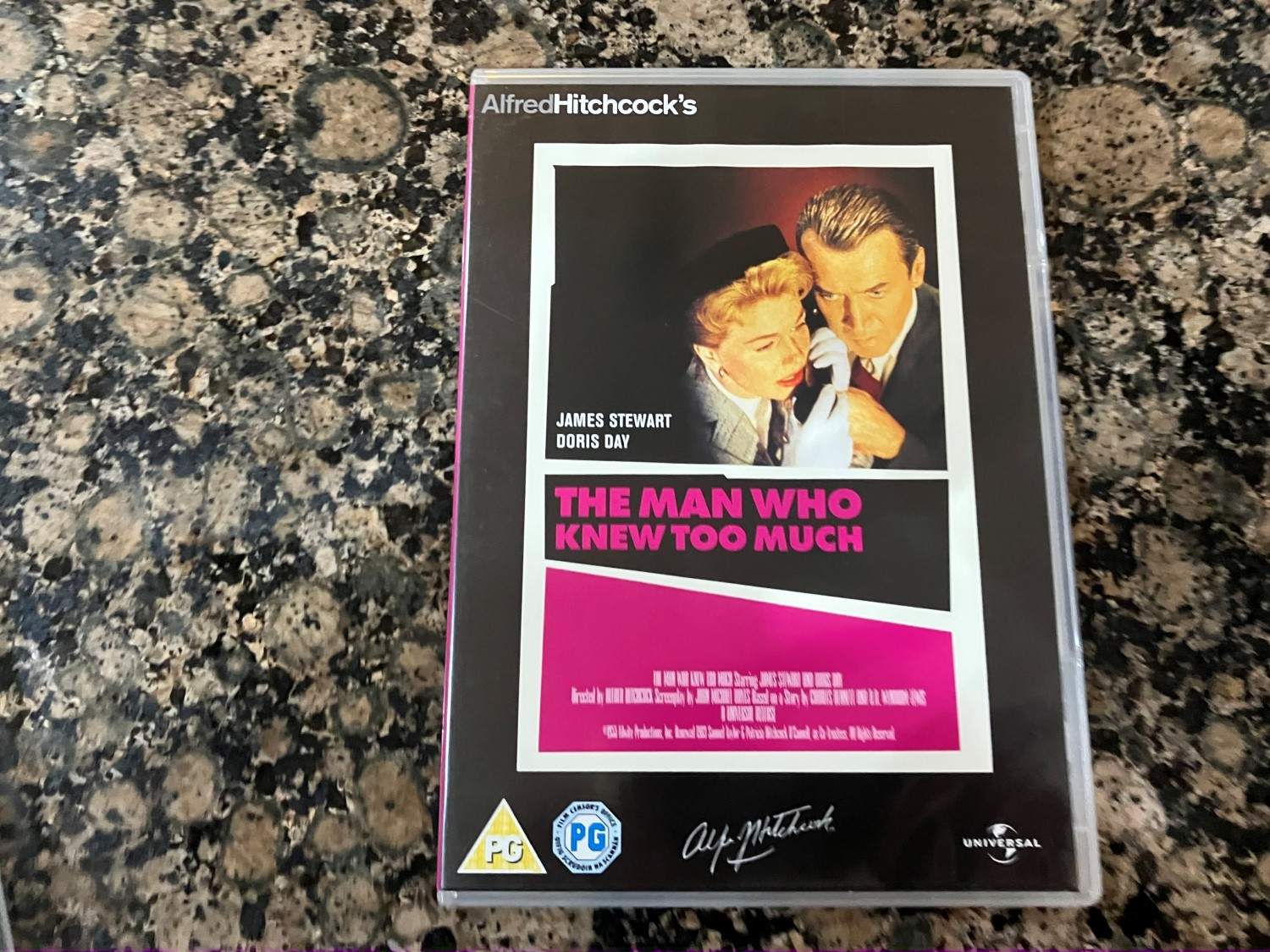THE MAN WHO KNEW TOO MUCH ( SLIM CASE) DVD FREE SHIPPING