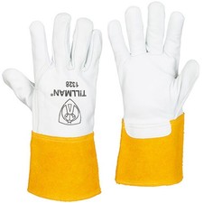 Tillman 1328 Top Grain Goatskin TIG Welding Gloves with 4" Cuff, Medium