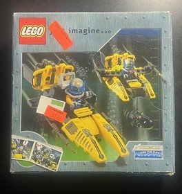 Vintage LEGO 4791 Deep Sea Sub Surface Scooter Alpha Team NEW SEALED 2002 