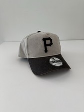 Pittsburgh Pirates New Era 9FORTY A-Frame Washed Gray/Black