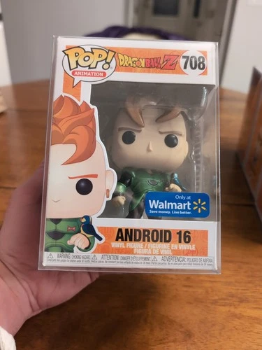 Funko Pop! Dragon Ball Z Walmart Exclusive  Metallic Android 16 708  Protector