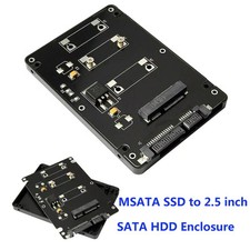 mSATA SSD to 2.5 inch SATA3.0 sata 22pin Adapter Card with Case 7mm Thickness