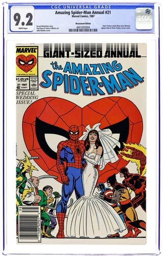 Amazing Spider-Man Annual #21N Newsstand Variant CGC 9.2 1987 4601693004