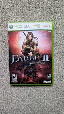 Fable II 2 (Xbox 360, 2008) Complete w/ Manual & Inserts TESTED