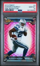2013 TOPPS FINEST #4 DeMARCO MURRAY GEM MT PSA 10 PINK REFRACTOR 10/10