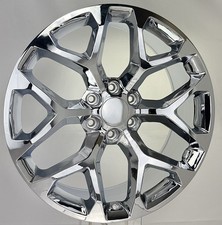 Gmc 22 Chrome Snowflake Wheels Fits 2021 2022 2023 2024 2025 2026 Sierra Yukon