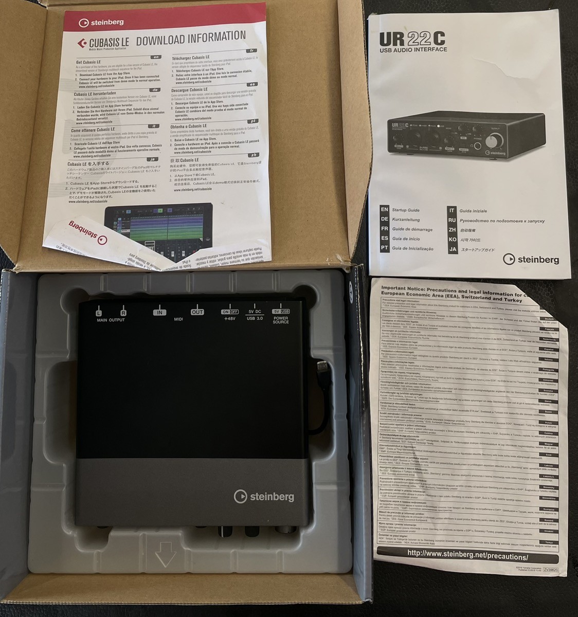 Steinberg UR22C USB 3.0 Audio Interface (PD3050756)