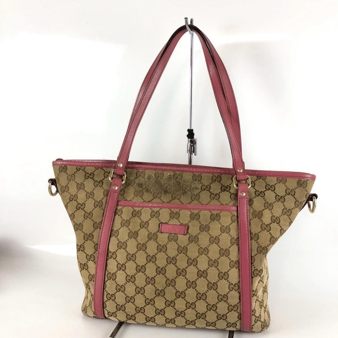 Gucci GG Canvas Tote Bag One Shoulder 388929 m4_0808