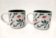 Lot of Two (2) California Pantry Floral Coffee Cups 2024 Nice!