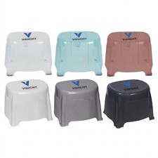 Portable Shower Stool Non Slip Bath Seat Chair Plastic Bathroom Kitchen 32x30x21