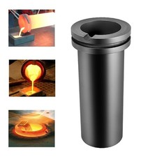 1/2/3KG High Purity Graphite Crucible Smelting Tool for Electric Melting Furnace