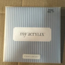 My Acrylix "Solos T" Acrylic Rubber Stamps #B1244 Close To My Heart Set