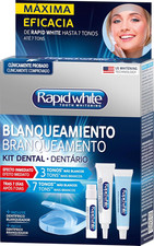 Rapid White, Kit Sbiancante Dentale Con 2 Stampi Regolabili, Acceleratore, Gel E