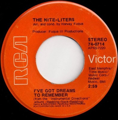 The Nite-Liters - I've Got Dreams To Remember / Cherish Every Precious Moment, 7