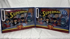 2 Little People Collector DC Superman Figures Fisher-Price - 4 pc Set Brand New