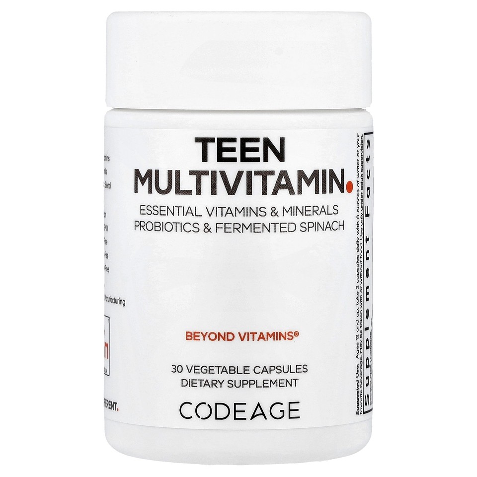 Teen Multivitamin, 30 Vegetable Capsules
