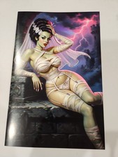 Pin-Up Queens Exclusive The Bride Of Frankenstei Lingerie Cool Comics Ltd 100