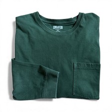 Duluth Trading Co.Green Men's Longtail T Relaxed Fit Long Sleeve T-Shirt 2XL