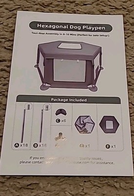 Dog Play Pen Indoors, Puppy Playpen with Cover for Small Dogs & Cats, Puppy...