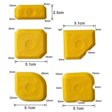 5X Silicone Sealant Caulking Tool Grout Smoother Profiling Finishing Shaper Set