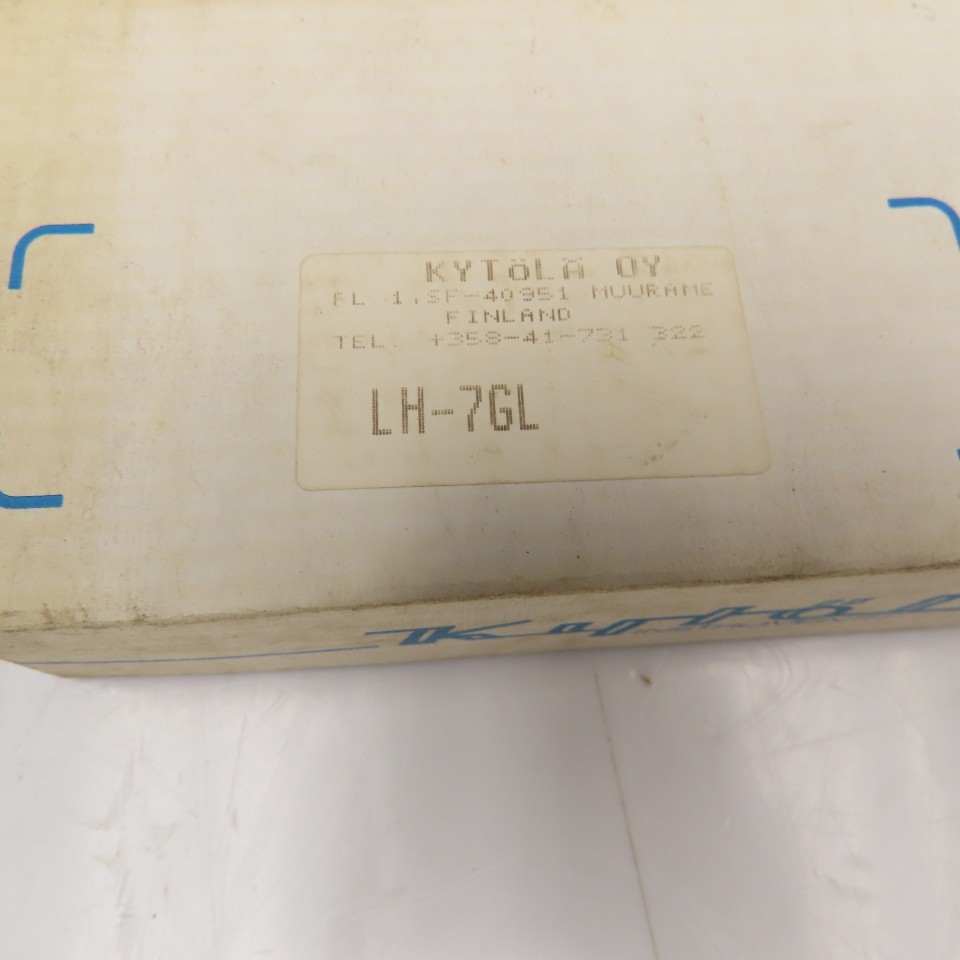 Kytola OY LH-7GL Flow Meter 0-40 GPH Water 0-100SCFH Air 3/4-20 UNEF