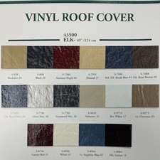 Elk Grain Automobile Top Vinyl - Multiple Color Options