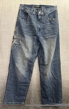 Vintage Southpole Baggy Denim Jeans 36/31 Road To Riches Power Respect Grailed