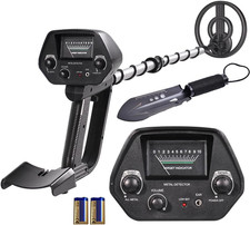 Metal Detector for Adults  Kids, Lightweight Kids Metal Detector W/Shovel,8 Inc