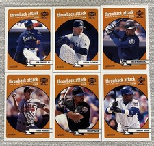 1999 UD Retro Throwback Attack Griffey Arod Clemens Piazza Sosa Maddux HOF