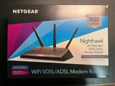 NETGEAR Nighthawk D7000 AC1900 Dual Band Gigabit WiFi VDSL/ADSL Modem Router BOX