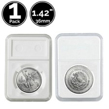 1 Pack 36mm Slab Coin Snap Holder For Mexico 1 Oz Silver Libertad 1982 1995