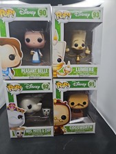 La Bella y la Bestia Funko Pop Set 90,91,92,93