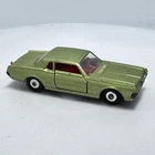 Vintage Matchbox Lesney # 62    1967  Mercury Cougar  diecast car Light Green