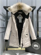 Canada Goose-Trillium Parka 6660W White Women's down Relaxed fit