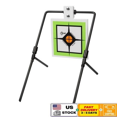 AR500 Steel 7 Inch Square Spinner Shooting Target W/ Stand Practice System New