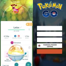 Pok mon Go Shiny Dynamax Latias Mini PTC 80k Stardusts