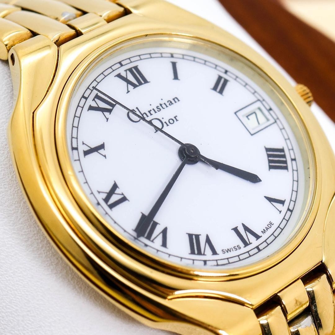 CHRISTIAN DIOR 2856 Men's Analog Quartz Watch Classical Roman Date