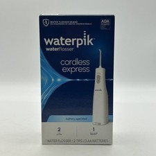 Genuine Sealed - Waterpik WF-02W011 White Cordless Express Water Flosser