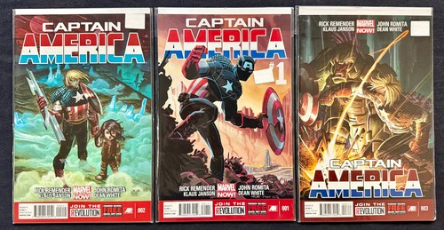 2011-13 MARVEL Captain America Vol. 6 #2-17 Complet FONCTIONNE ! +Vol. 7 #1-3 LOT de 19 - Photo 5/5