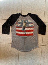 Vintage 1984 Bruce Springsteen Born in the USA Tour Raglan T-Shirt L Made in USA